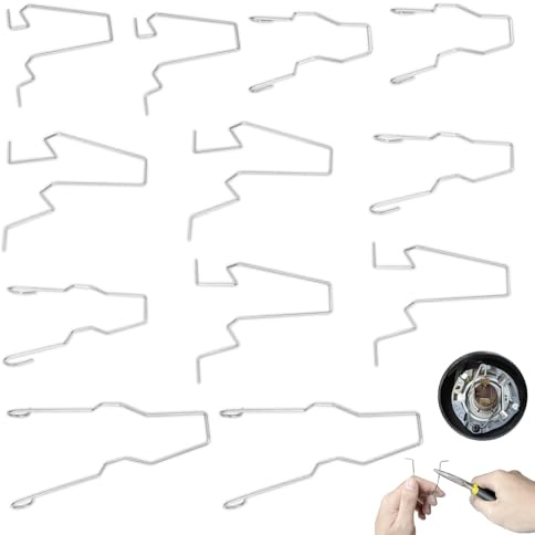 BSITSSS 12 Pezzi Clip a Molla di Fissaggio della Lampadina Compatibili con H1/H3/H4/H7, Clip a Molla di Ritenzione per Faro, Fissaggio Sicuro per Faro, Clip di Fissaggio in Acciaio per Lampadine