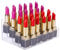 Benbilry Lipstick Holder, 24 Slots Clear Acrylic Lipstick Organezer Display Transparent Makeup Organizer (24 Slots)