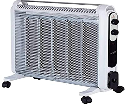 Radiador Micathermic con 5 placas RD227B Jata. Rápida convección y difusión del calor. Ahorro de energía. Máxima potencia en 1 minuto. 2 potencias de calor: 1.200 2.000 W.