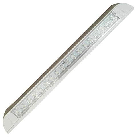 MARVIX Luz LED para toldo, 12 V, 24 V, impermeable, con interruptor táctil, larga, 506 mm, luz blanca fría, 6000 K (conmutada), autocaravana, caravana