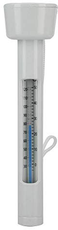 Schwimmendes Wasserthermometer für Innen und Außen, Pool Thermometer, Messbereich 0-40°C, Bruchsicher, Wasserdicht, für Schwimmbäder und Aquarien
