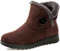 Vunavueya Stivali Donna Invernali Scarpe Stivaletti da Neve con Imbottitura Calda Stivali alla Caviglia Caldi Boots Scarpe Marrone -B 39.5 EU/255CN