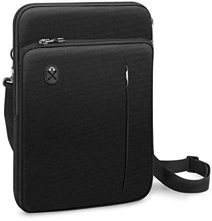 FINPAC Funda para Portátiles, Bolsa de Hombro Maletín Repelente al Agua para 13 MacBook Air M4/M3/M2/M1 2025-2021, 14 Macbook Pro 2024-2021, 13 iPad Pro M4 & iPad Air M3/M2 2025-2024