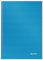 Leitz A5 Notizbuch, 80 Blatt, Hardcover, Karierte Seiten, Solid (Hellblau, A5 | 5er Pack)