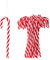 HERZWILD 32pcs Christmas Zuckerstange ca.15cm zuckerstangen zum hängen baumschmuck Weihnachten anhänger christbaumanhänger Weihnachten Zuckerstange (rot)