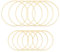12 Stück Holzringe Zum Basteln,15cm/20cm Traumfänger Ringe Set Bambus Ringe DIY Türkranz für Hochzeit Weihnachten Deko