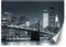 Feeby Papier Peint Intisse New York City Manhattan 300x210 cm noir et blanc Moderne Panoramique XXL Photo Mural Muraux Chambre Bureau Salle Le Pont De Brooklyn De Nuit