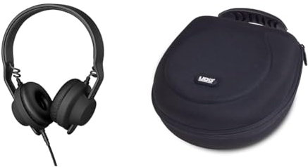 Aiaiai TMA-2 Auriculares Profesionales de DJ Sobre la Oreja (Talla Única, Negro) - Estudio Con Cable de Gama Alta & Udg U8200Bl Estuche