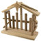 F Fityle Weihnachtskrippe Figuren Krippe Miniaturen Party Home Schreibtisch Dekor Kirchengeschenk, breite Kabine