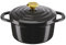 Tefal Air Round Casserole Dish 20cm Non Stick Induction Cast Aluminium (Lighter Than Cast Iron) with Lid Grey E2554404