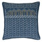 ÖJBRO VANTFABRIK Skaftö Marin“ gewebte Dekokissen-Bezug Wollkissenhülle 50x50 cm Kissenbezug für Zierkissen Merinowolle Folklore Deko-Kissenhülle für Kissen blau/grau/beige
