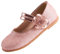 EIGHT KM Scarpe da Bambina Piccola Mary Jane Principessa da Sposa Ballerine EKM7063 Scintillante Luccichio Fiore Camelia Cuore Oro EU Taglia 25