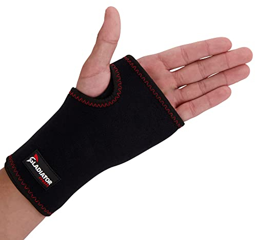 Gladiator Sports Karpaltunnel Handgelenkbandage - Handgelenkstütze mit Metallschiene für Karpaltunnelsyndrom - Zur Linderung von Tendinitis Arthritis Schmerzen