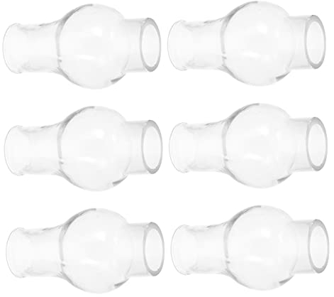 Homoyoyo 6 Pièces Abat-Jour En Verre Abat-Jour Vintage Abat-Jour En Verre Globe Vintage Lampe À Pétrole Lampes À Huile Couvercle De Cheminée Petit Abat-Jour À Huile Couvercle En Verre De