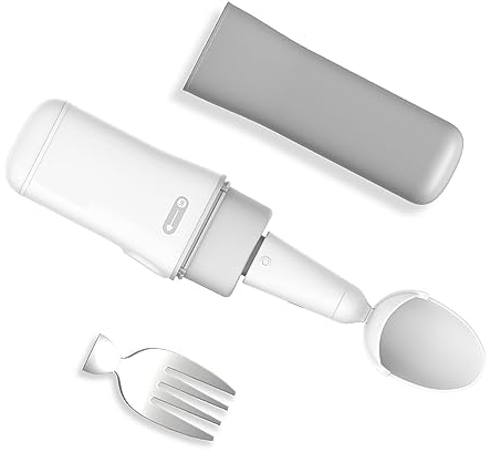 Parkinson-Löffel, adaptives Utensil für Handzittern und Parkinson-Krankheit mit selbststabilisierendem Smart Lift Kit, für Parkinson-Patienten oder Tremor-Betroffene, Besteck zur Arthritis-Hilfe