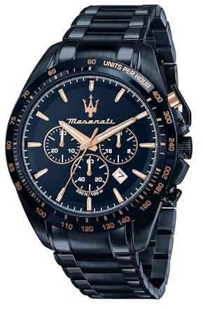 Maserati Herrenuhr, Chronograph, Analog, Kollektion Blue Edition – R8873612054