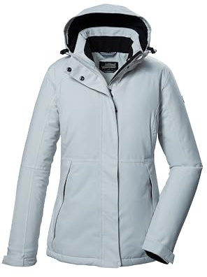 killtec Damen Funktionsjacke/Outdoorjacke mit abzippbarer Kapuze KOW 37 WMN JCKT, cloud grey, 50, 39702-000