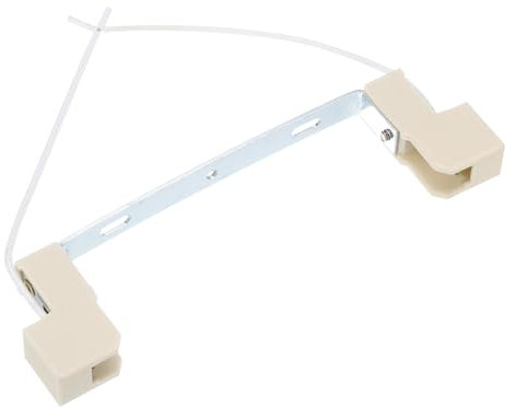 PATIKIL 135mm Portalampada R7S, 1pz Portalampada in Ceramica con Attacco Alogeno per Lampadina, Connettore Convertitore a Doppia Estremità con Cavo, Multicolore Bianco