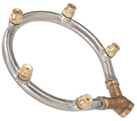 5 Kopf Verneblung Düse, verstellbare Kühlsprühdüse, G1 / 4in weiblichen Gewinde kreisförmige Bewässerung Sprinkler Verneblung, Garten Sprinkler, für Garten außerhalb Patio Bewässerung