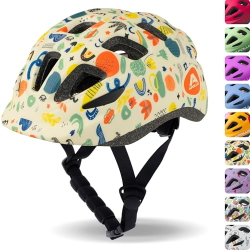 Apollo Fahrradhelm für Kinder & Jugendliche - Multisport Helm Verstellbar ab Größe 48, für Mädchen & Jungen ab 3 Jahre - für Fahrrad & Roller