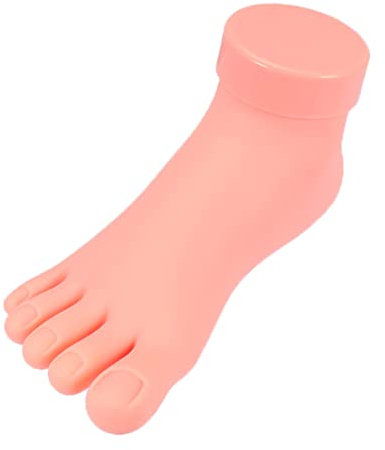HONMEET Outils de Nail Art Modèle de Pied pour La Pratique Du Nail Art Mannequin Pied Droit Toucher Peau Réelle