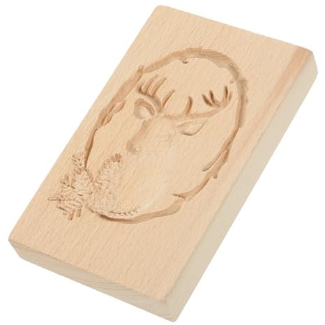 TOPBATHY Weihnachten Cookie Form Holz Backen Werkzeuge Sicher für Familie Praktische Freunde