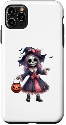 iPhone 11 Pro Max Halloween costume funny ghost witch Case