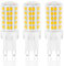 G9 LED Lampen 8W Warmweiß 3000K, GU9 LEDs Glühbirne Entspricht 60W 80W Halogen birne, Kein Flackern LED G9 Leuchtmittel, AC 220-240V, 360°Abstrahlwinkel, 3er Pack