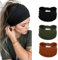 HJZHII 3 Stück Breites Damen Stirnband,Haarband Damen Boho Knot,Elastische Haarbänder Frauen Kopfwickel Bandana Elastisches Schweißband Haarschmuck Kopfband für Sport Yoga Joggen Laufen Radfahren
