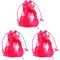 Ipetboom 3 Pz Parabrezza per borsa in stoffa per strumenti ausiliari per asciugacapelli universale per soffiaggio e arricciatura (rosa rossa) asciugacapelli professionali hair charms riccio