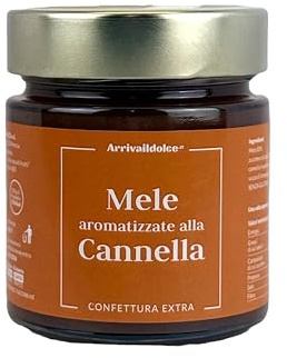 Confettura di Mela e Cannella, 310 g, Senza Glutine, Dolce e Speziata, per Colazione, Merenda e Fine Pasto (Set 3, Mela e Cannella)