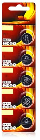 Set Of 5pcs CR1632/1625/1620/1616 3V Lithium Batteries Coin Cell Battery Long Time Power Supply In Watches Toy Remote Control Battery