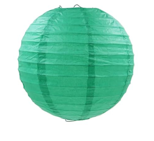 Papierlampion,Lampions Blaue Farbe China Papierlaternen 15 cm for Hochzeits-Event Party-Dekoration Urlaub Lieferungen Boule Chinoise Papier Hängende Laternen(Cyan)
