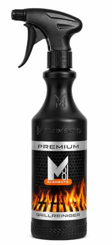 M81 ELEMENTS Limpiador de parrilla premium para barbacoa, barbacoa, parrilla de gas, horno, parrilla y chimenea, horno de barbacoa, limpiador de hornos