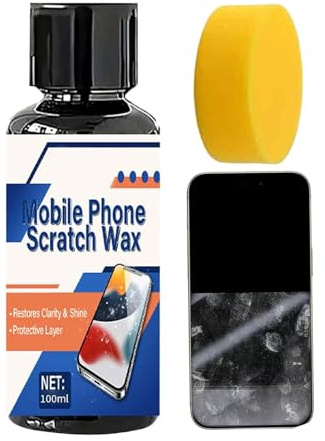 Nixiara Phone Screen Scratch Remover,Polishing Quick Fix 40ml/100ml with Sponge | Phone Screen Scratch Repair Kit - for Watches Mirrors Laptops Other Electronic Devices