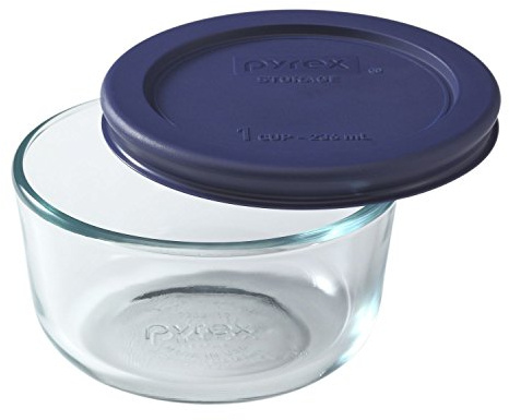 Pyrex Simply Store 1-Cup Round Glass Food Storage Dish