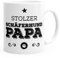 MoonWorks Kaffee-Tasse Stolzer Schäferhund Papa Schäferhund Besitzer Hundebesitzer weiß Unisize