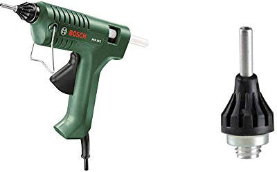 Bosch PKP 18 E Pistola Incollatrice + Steinel Ugello lungo da 2,8 mm per le pistole incollatrici a caldo Steinel Gluematic 3002 e 5000, pe