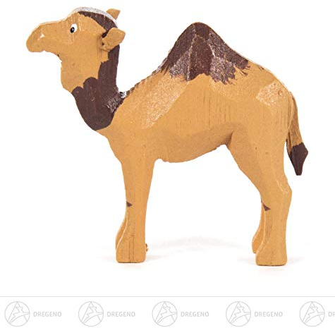 Dregeono Seiffen eg Kamel aus Holz