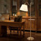 ACMHNC Stehlampe Wohnzimmer Vintage Stehlampe mit Fernbedienung, 12W LED Retro Stehleuchte Dimmbar mit Schirm aus Stoff, E27 Fassung, für Schlafzimmer Arbeitszimmer, Bronze