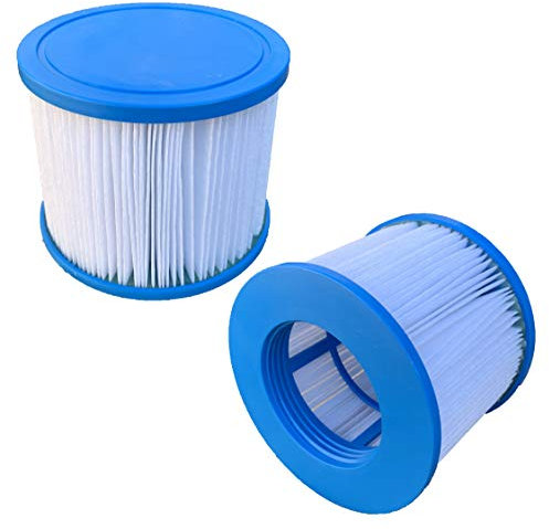 Happy HHTCS10 Replacement Hot Tub Filter Compatible with CleverSpa Tubs Inflatable Clever Spa (2 PACK)