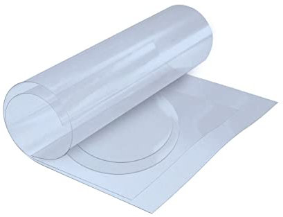 MadeInNature Nappe Cristal Transparente, épaisse 0,78mm, différentes Dimensions Ronde ou rectangulaire, Protection Table ou Meuble, Imperméable de (Rectangulaire : 140x240 cm)