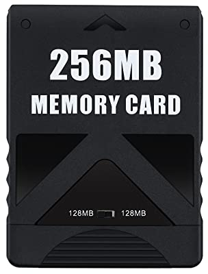 Mcbazel 256MB Memory Card Scheda di memoria di gioco su PS2 Accessori di backup ad alta velocità Scheda di memoria compatibile con il gioco PlayStation 2