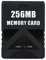 Mcbazel 256MB Memory Card Scheda di memoria di gioco su PS2 Accessori di backup ad alta velocità Scheda di memoria compatibile con il gioco PlayStation 2