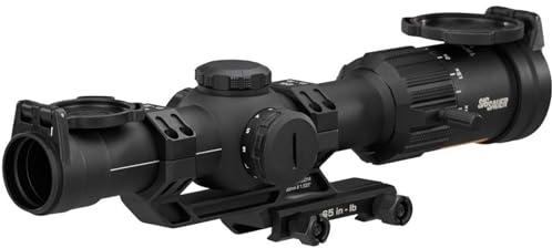 SIG SAUER Tango-MSR LPVO 1-6X24mm Waterproof Fog-Proof Rugged Tactical Hunting Rifle Scope | Second Focal Plane/F2 | Illuminated MSR BDC-6 Reticle, Black