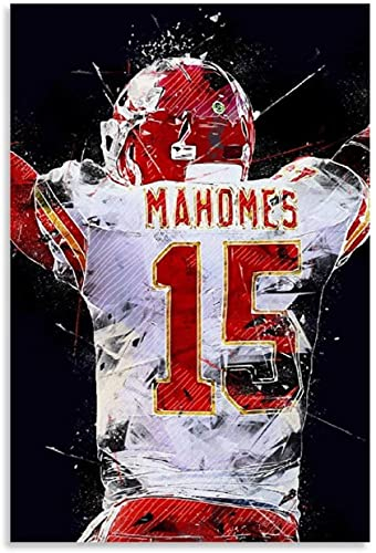 Puzzle für 1000 Teile Patrick Mahomes-Plakat Holz Puzzlespiel Erwachsenen und Kinder puzzle Poster 1000 Piece 29.5x19.6inch(75x50cm) Kein Rahmen