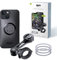 SP CONNECT Moto Bundle | SPC+ | kompatibel mit iPhone 13 mini/12 mini | Handyhalter für Motorrad Bike Moped Roller | Gadget Halterung für Navi
