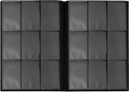 PINGEUI Sammelkarten-Album-Ordner, 40 Seiten, 720 Taschen, Anime-Kartenbinder, doppelseitig, seitliche Ladekarten-Ordner zum Tragen von Ausweis, Sammeln, Informationskarten, 2 Stück