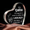 Giftasy Cadeau Soeur Anniversaire - Décoration Acrylique pour Femme, Idée Cadeau Grande Soeur, Noël Original