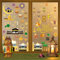 9 Blätter Ramadan Fensteraufkleber Eid Mubarak Fensterbild Set Ramadan Dekorationen Ramadan Eid Mubarak Dekorationen Fensterbilder Eid Mubarak Selbstklebend Ramadan Sticker